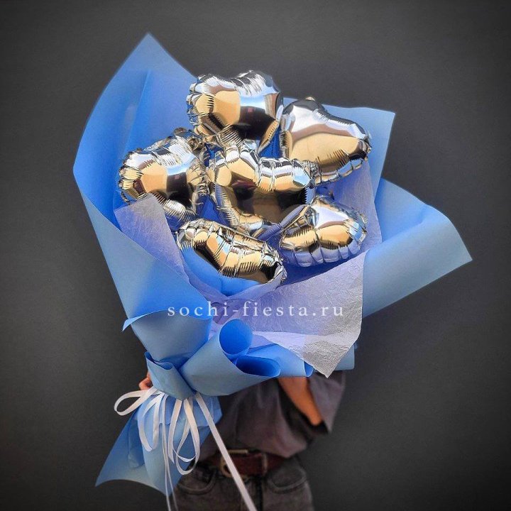 Букет из шаров сердец  №2 в Пензе