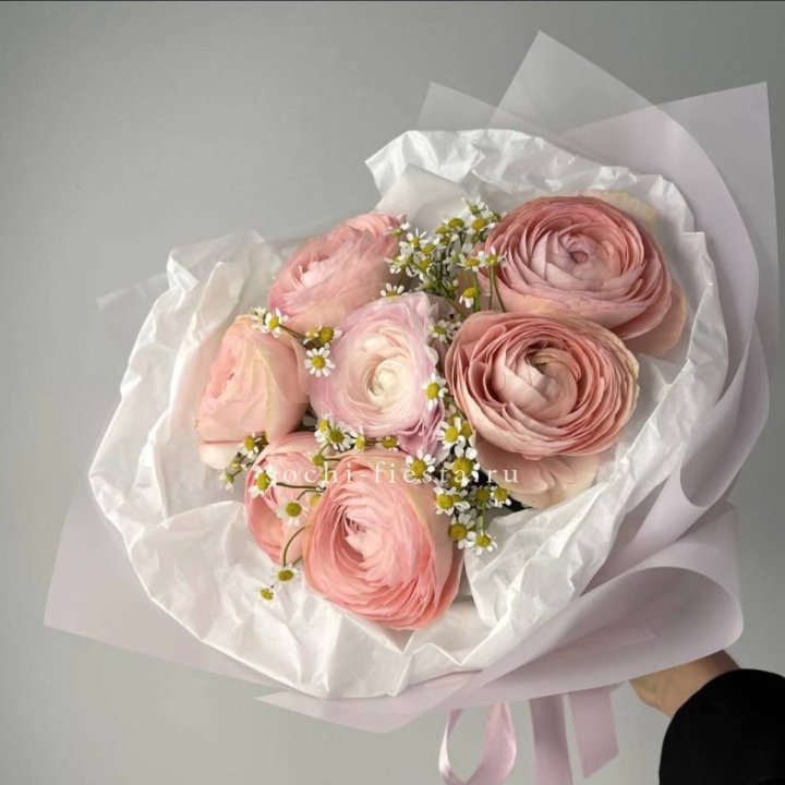 Ранункулюсы с ромашками в Пензе