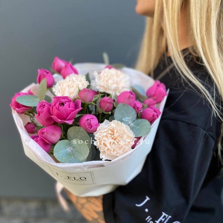 Букет с мисти бабблс №2 в Пензе