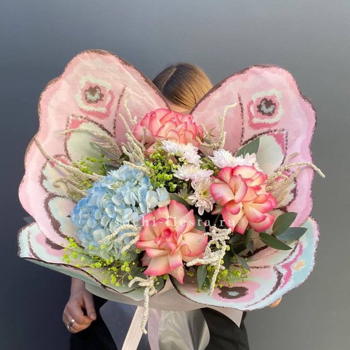 Дизайнерский букет бабочка №5 в Пензе