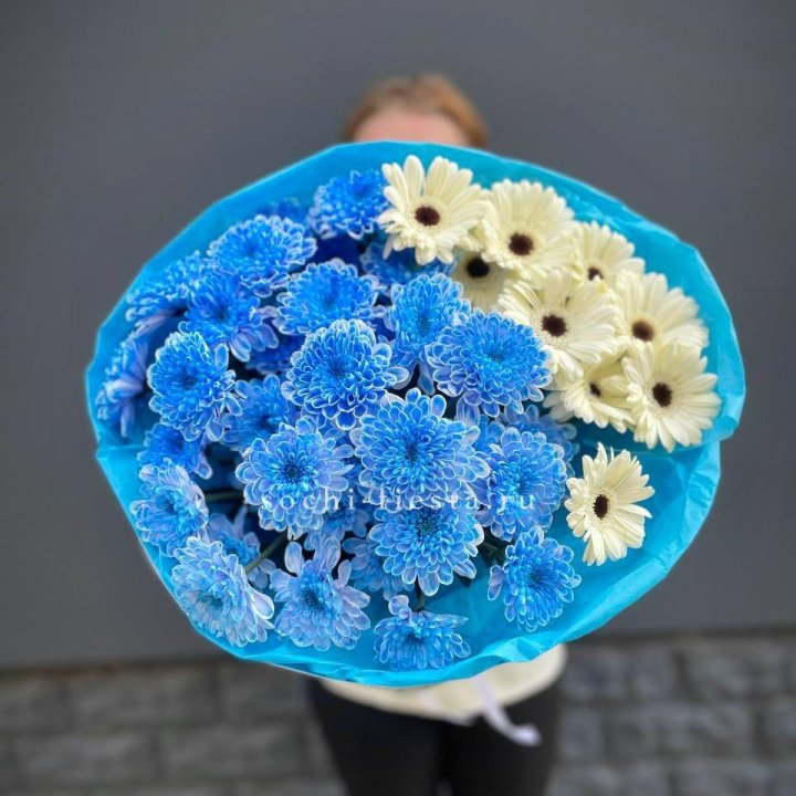 Букет хризантем и гербер в Пензе