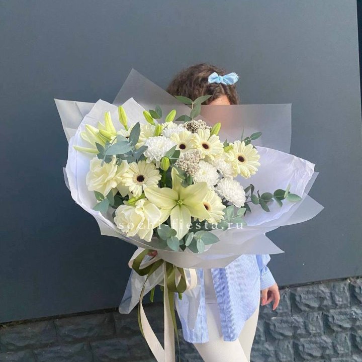 Букет с лилией и герберой в Пензе