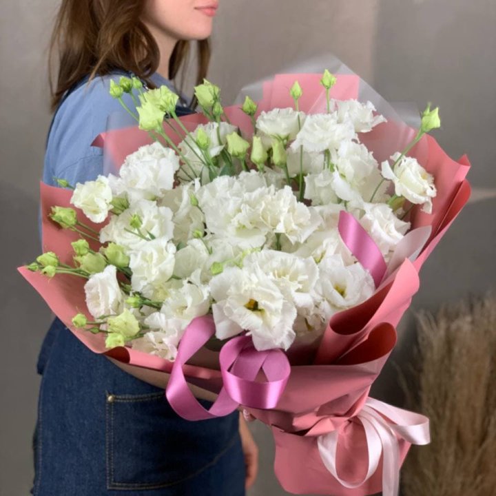 Букет эустом "Пудра" в Пензе