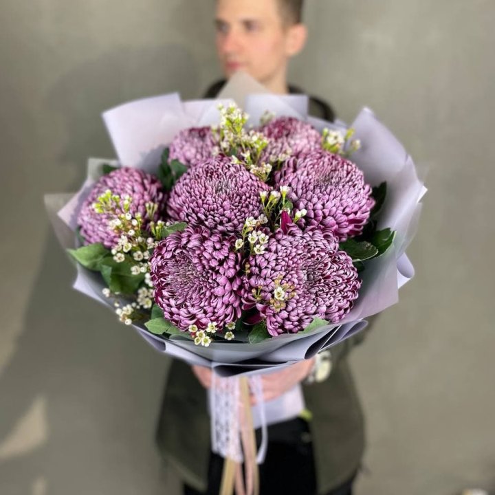 Букет хризантем "Палермо" в Пензе