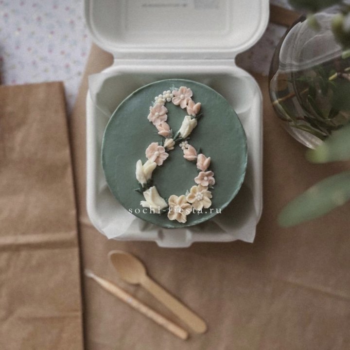 Бенто-торт "8 марта" green  в Пензе