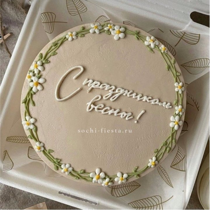 Бенто-торт "C праздником весны!"  в Пензе