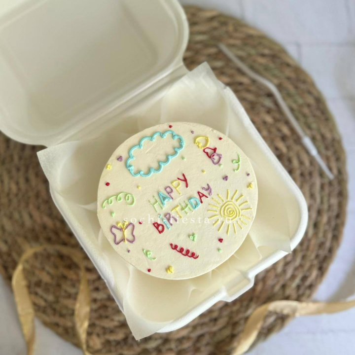 Бенто-торт "С днем рождения!"  в Пензе