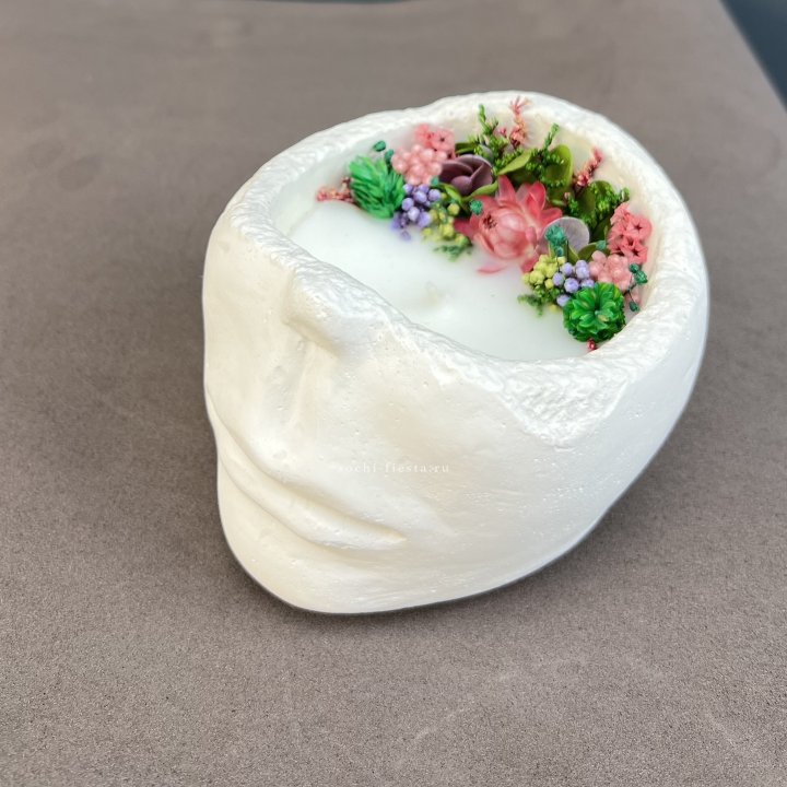 Свеча ароматическая в гипсе  в Пензе