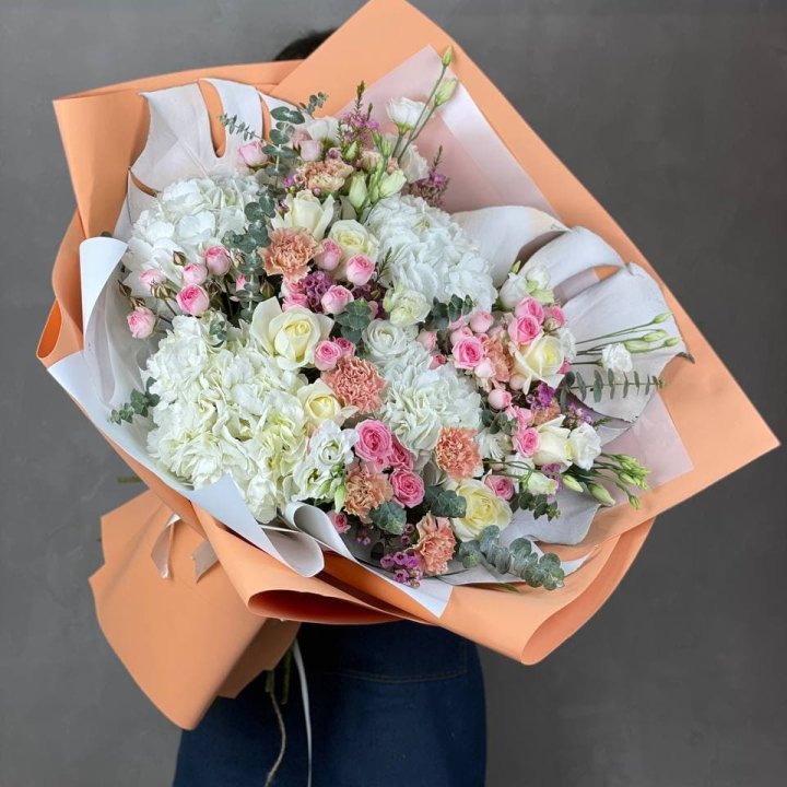 Макси-букет кремовый в Пензе