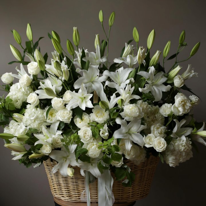 Цветочная корзина макси №3 в Пензе