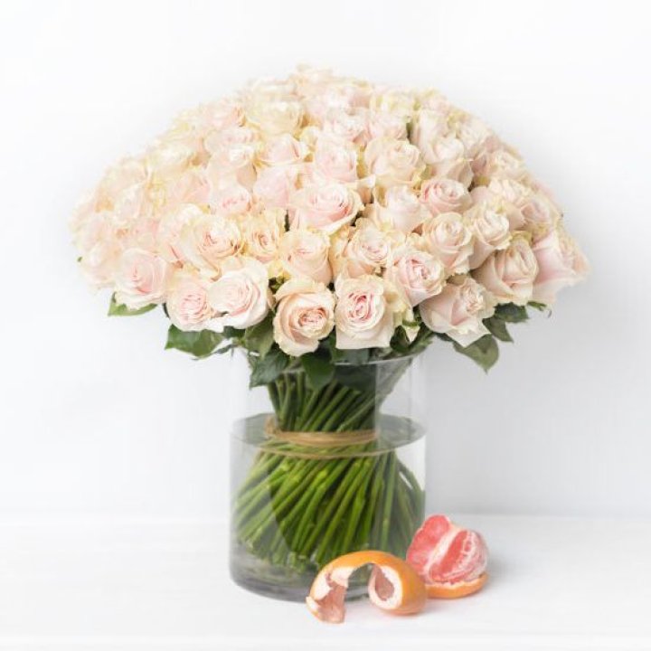 101 кремовая роза в Пензе