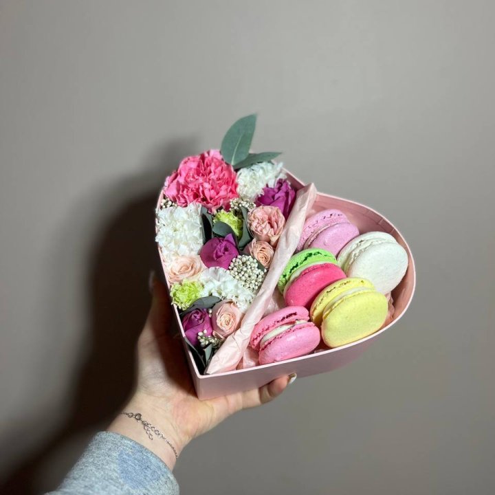 Дуо цветы и макаронсы в Пензе