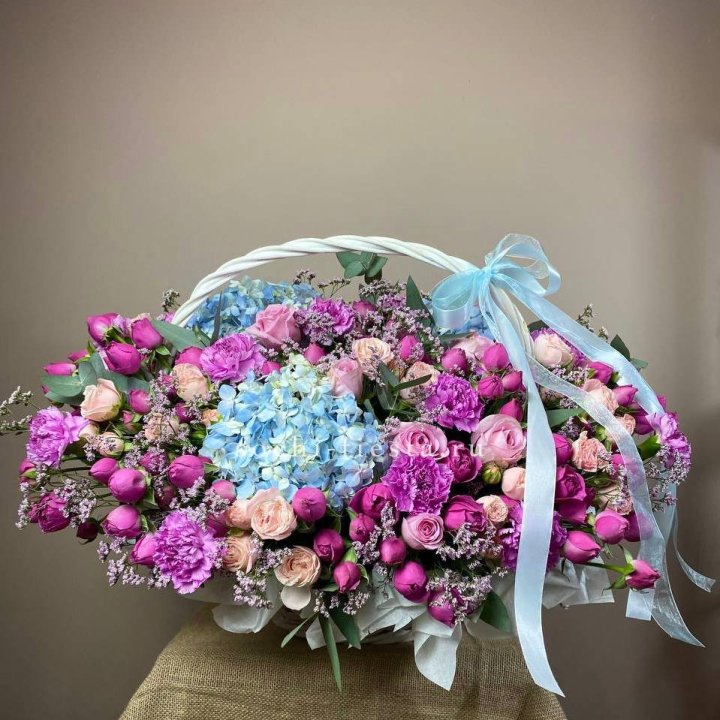 Авторская корзина "Лавандерия" в Пензе