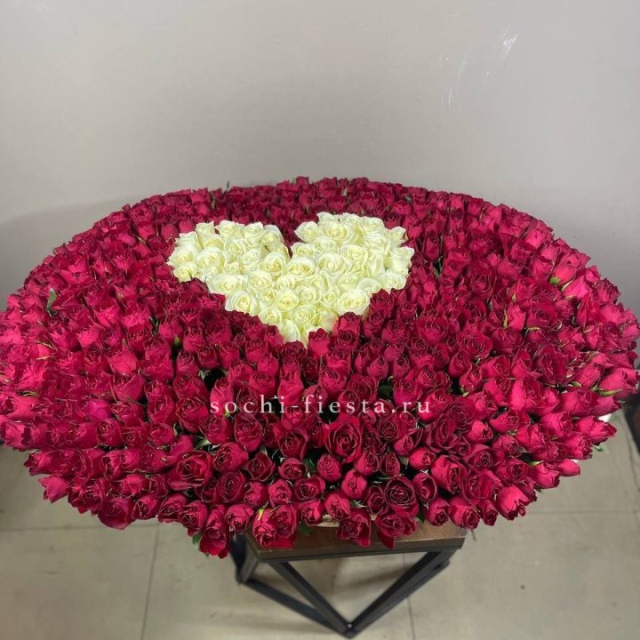 501 роза в корзине в Пензе