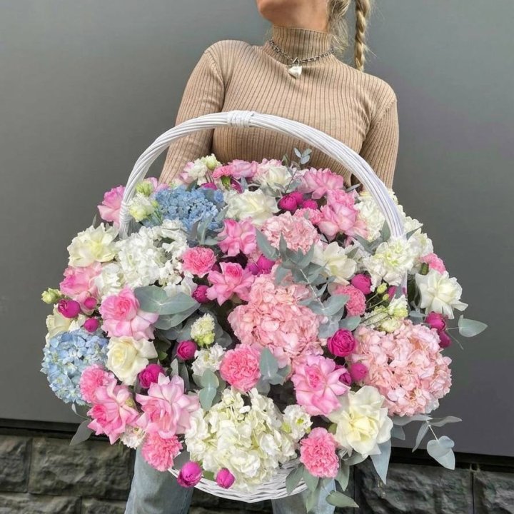 Цветочная корзина №3 в Пензе