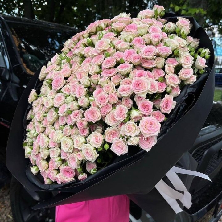 101 кустовая роза "Твистер" в Пензе