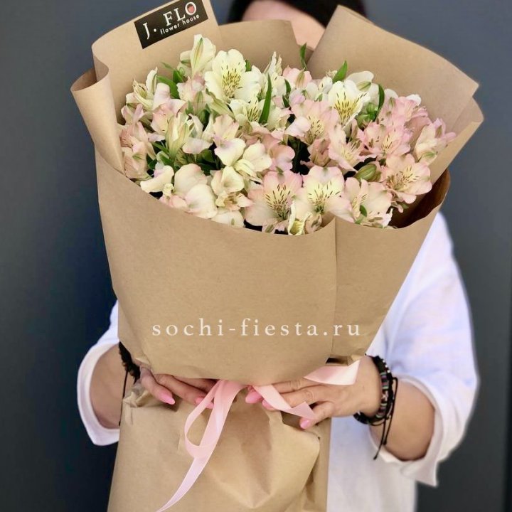 17  альстромерий в крафте в Пензе