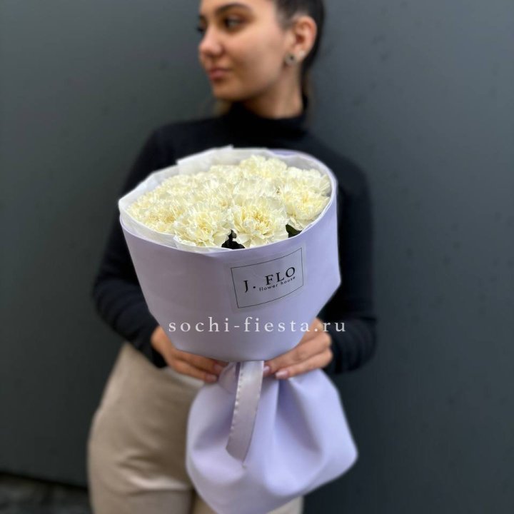 Букет белых диантусов в Пензе