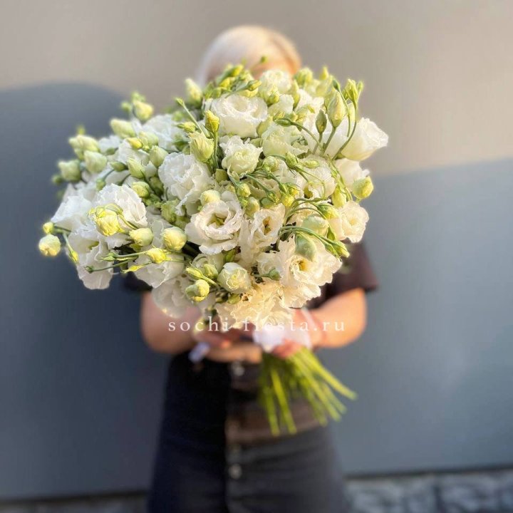 Букет эустом под ленту  в Пензе