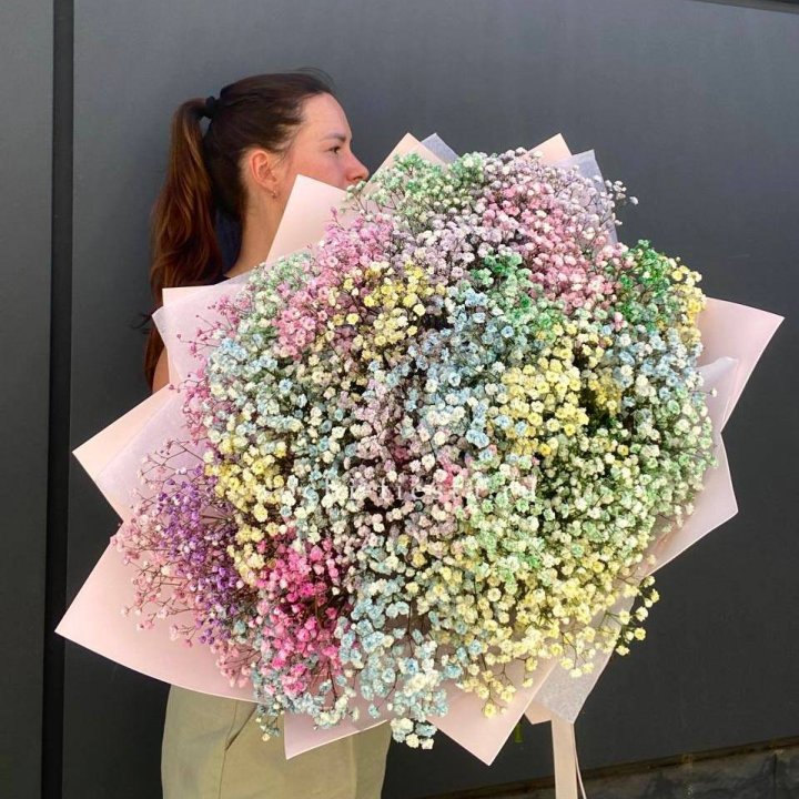 Пышный букет из гипсофил  в Пензе