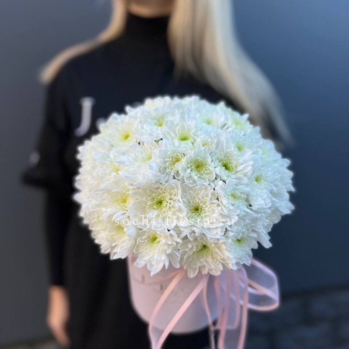 Коробка с хризантемами №1 в Пензе
