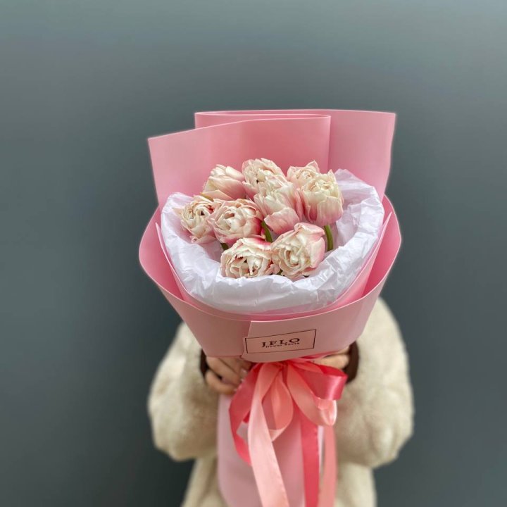 9 нежных тюльпанов в Пензе