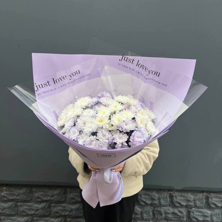 9 воздушных хризантем в Пензе