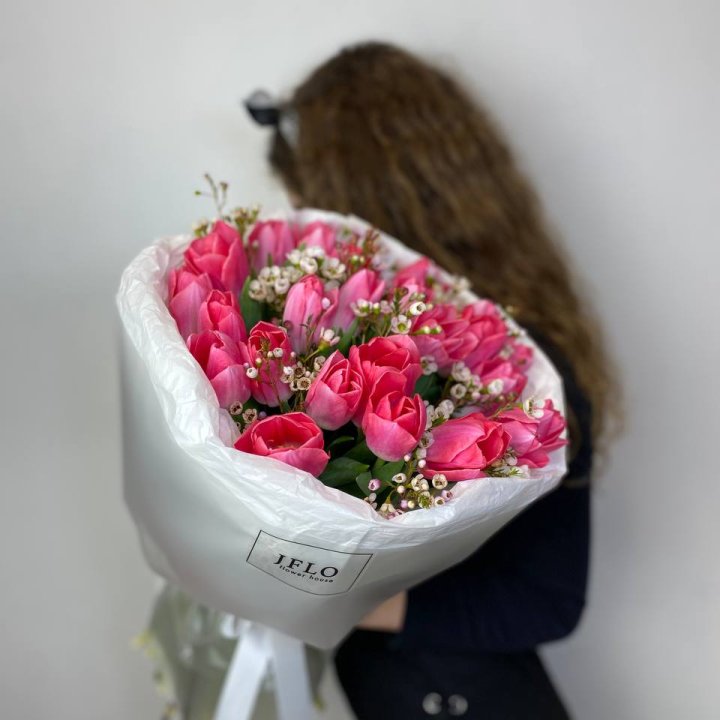 Дуо тюльпаны с хамелациумом в Пензе