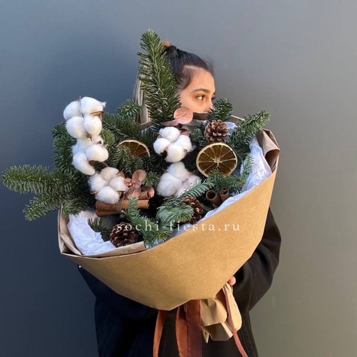 Зимний букет с нобилисом в Пензе