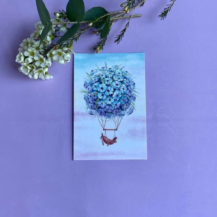 Открытка к букету "Флоростат" в Пензе