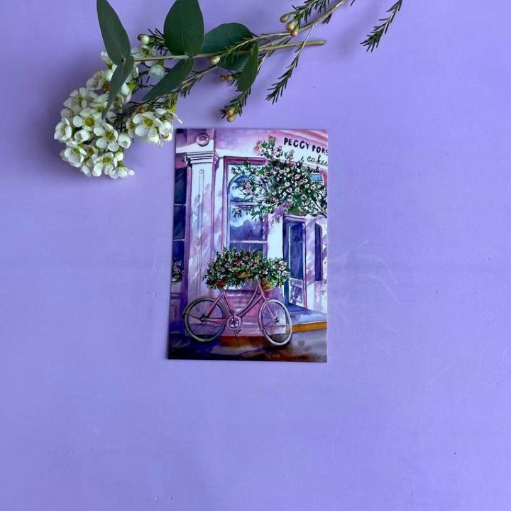 Открытка к букету "Розовый" в Пензе