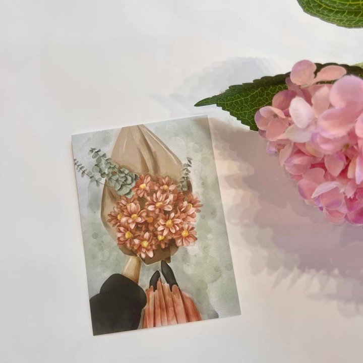 Открытка к букету "Букет" в Пензе