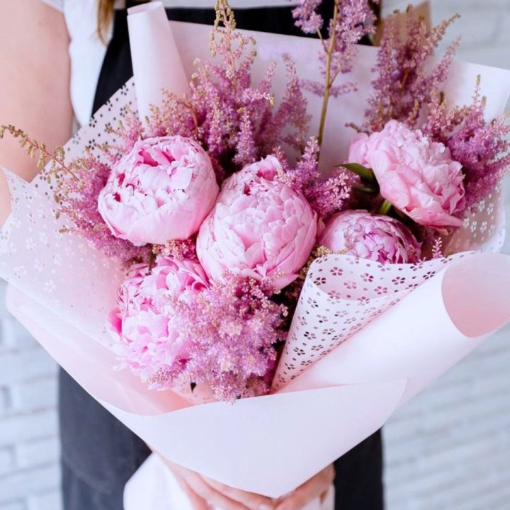 Букет пионов "Мелиса" в Пензе