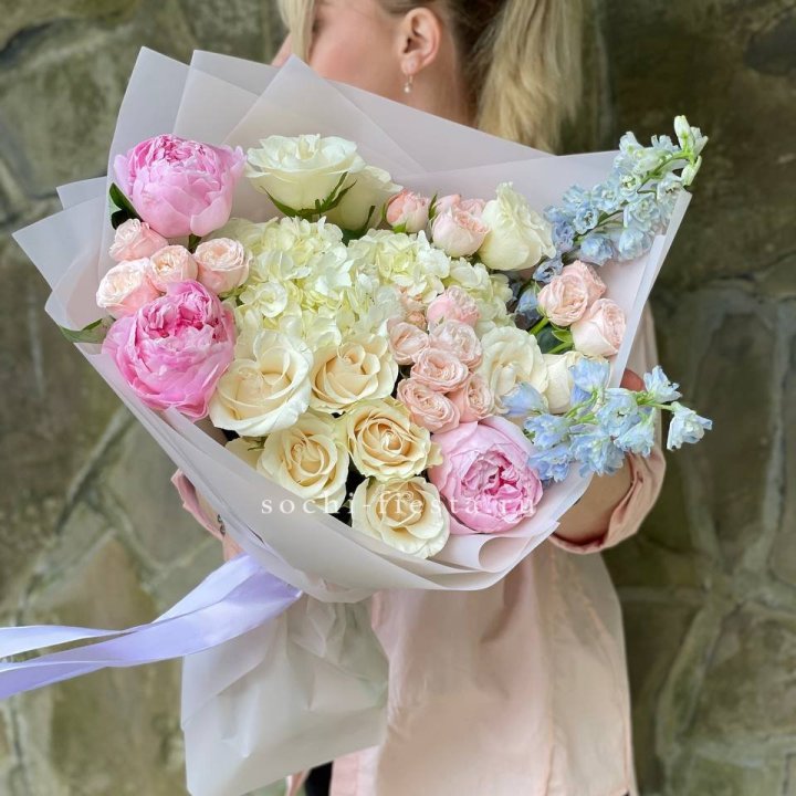 Букет с пионами "Богема" в Пензе