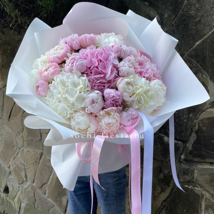Букет "Пионы и Гортензии" в Пензе