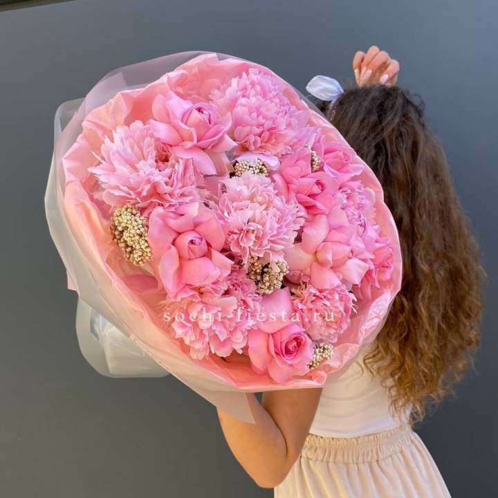  Букет с пионами "Пинки" в Пензе