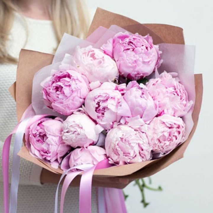 11 нежных пионов в Пензе