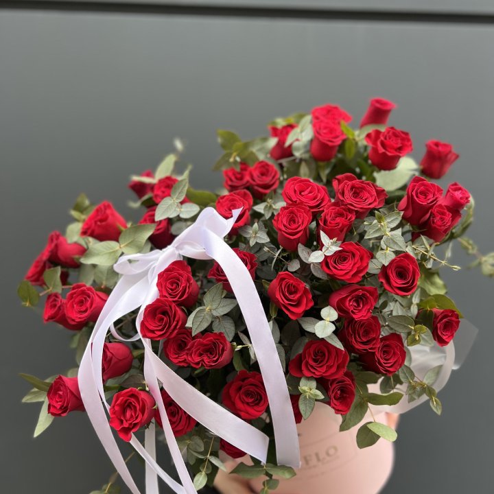 45 Красных роз в боксе "Сеньёрита" в Пензе