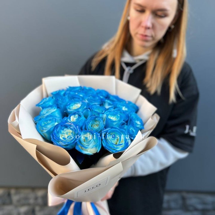 Букет синих роз блю логан в Пензе
