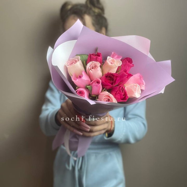 Букет из 15 роз Микс (Кения) в Пензе