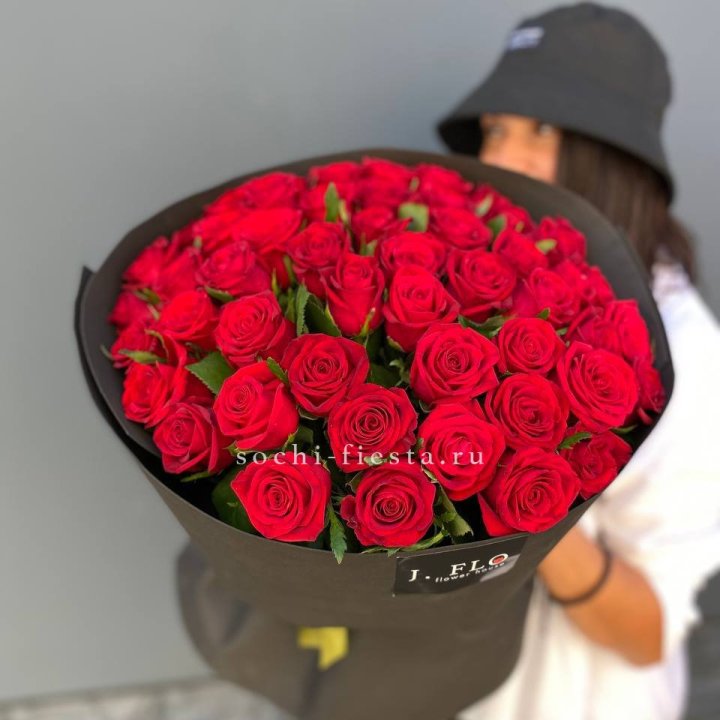 51 роза "Блек" в Пензе