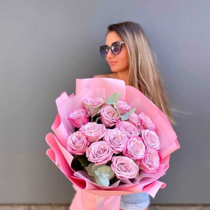 Букет розовых роз 2 в Пензе