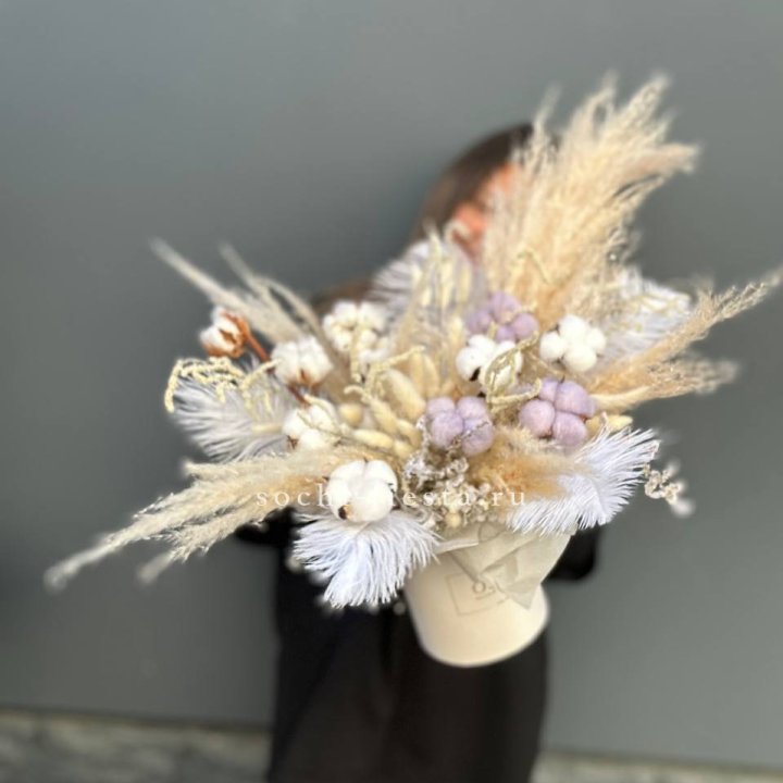 Авторский бокс с сухоцветами №3 в Пензе