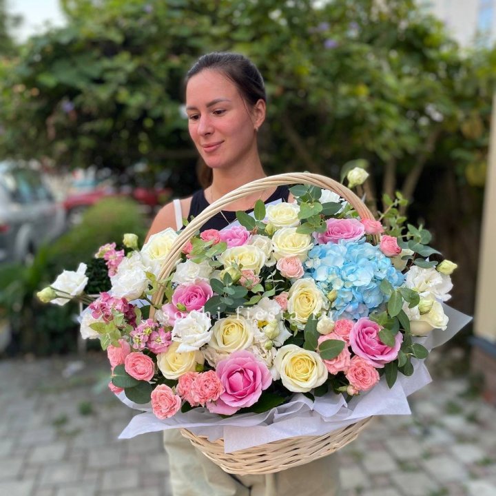 Цветочная корзина №2 в Пензе
