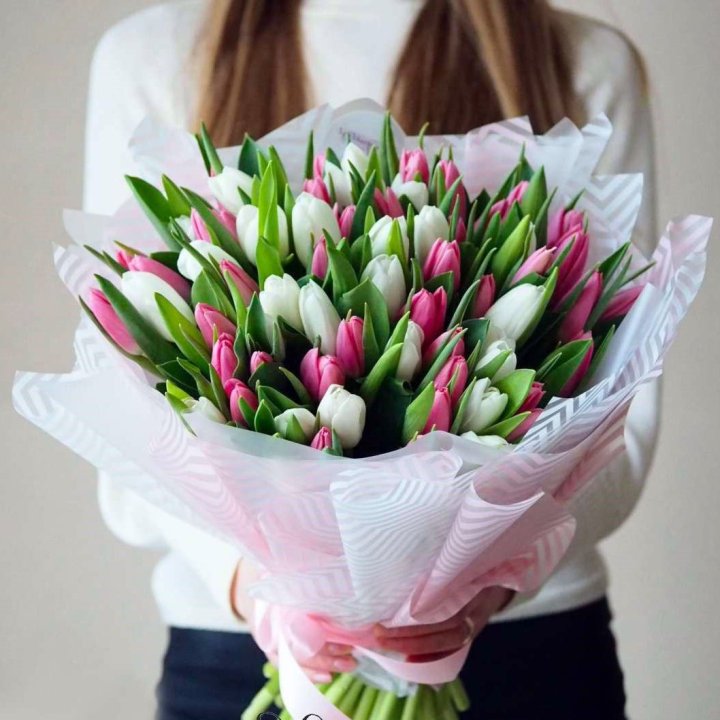 Букет тюльпанов "Лолита" в Пензе