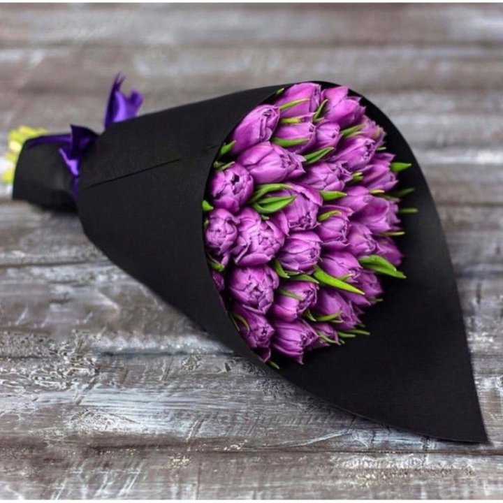 Пионовидные тюльпаны блэк в Пензе